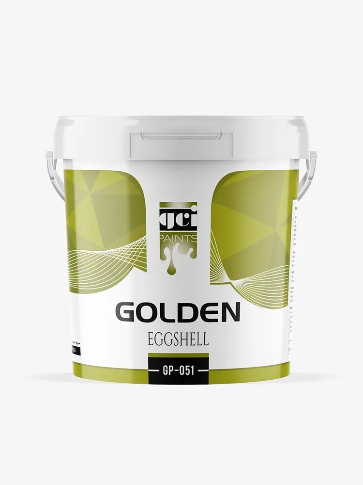 03-EGGSHELL acrylic Water Based paint- Golden Chemical   دهان ايجشيل اساس مائي اكريليكي