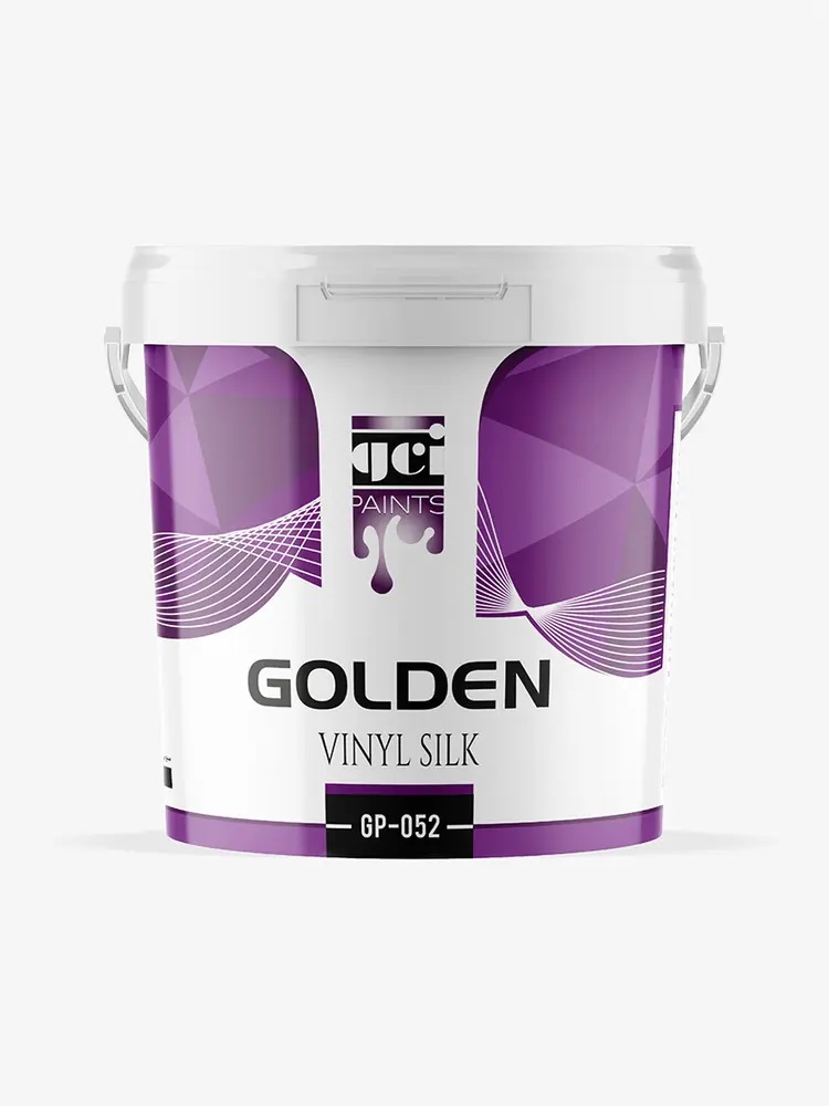 04-VINYL SILK acrylic Water Based paint- Semi-Gloss - Golden Chemical   دهان فاينل سيلك اساس مائي اكريليكي