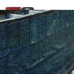 LAMAWP-LAMA-Water proofing-LAMABOARD is a semi-rigid protection board of modified asphalt compound with a core of synthetic fiberglass