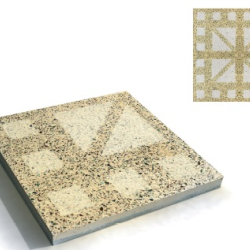 Square-sand-blasted_outdoor-Sidewalk_concrete - Traditional - Terrazo - Tiles - Al Mutatawera for Concrete Products