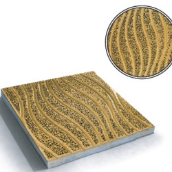 Wavy-Pattern_outdoor-Sidewalk_concrete - Traditional - Tiles - Al Mutatawera for Concrete Products
